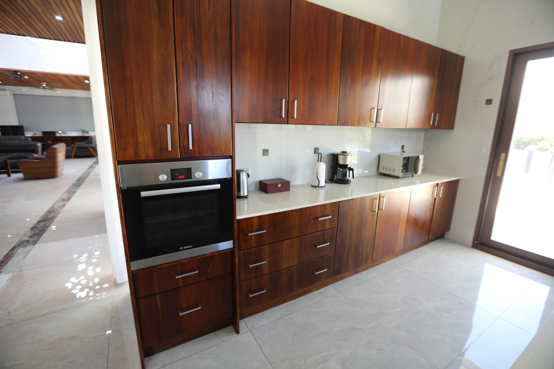 Kitchen detail with cooking equipment