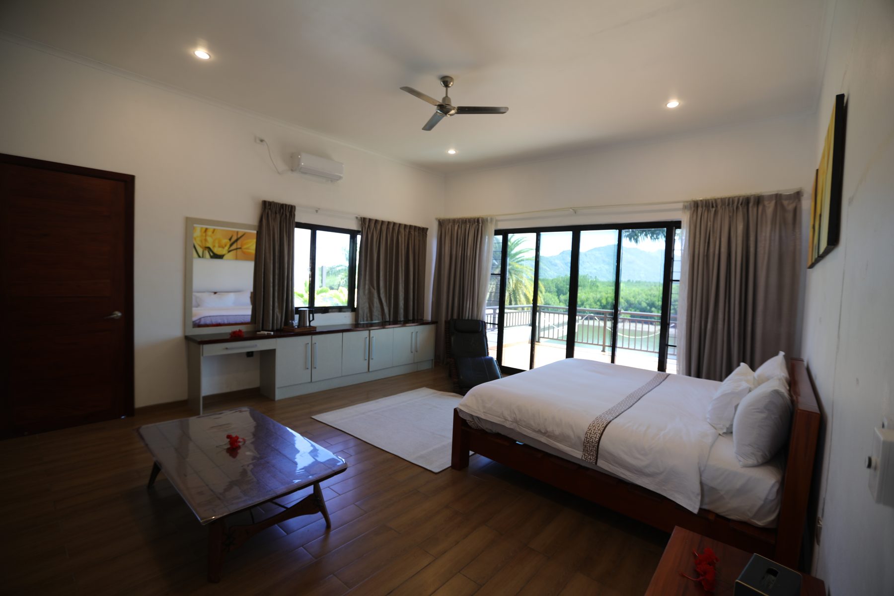 Room 201 from the balcony doors